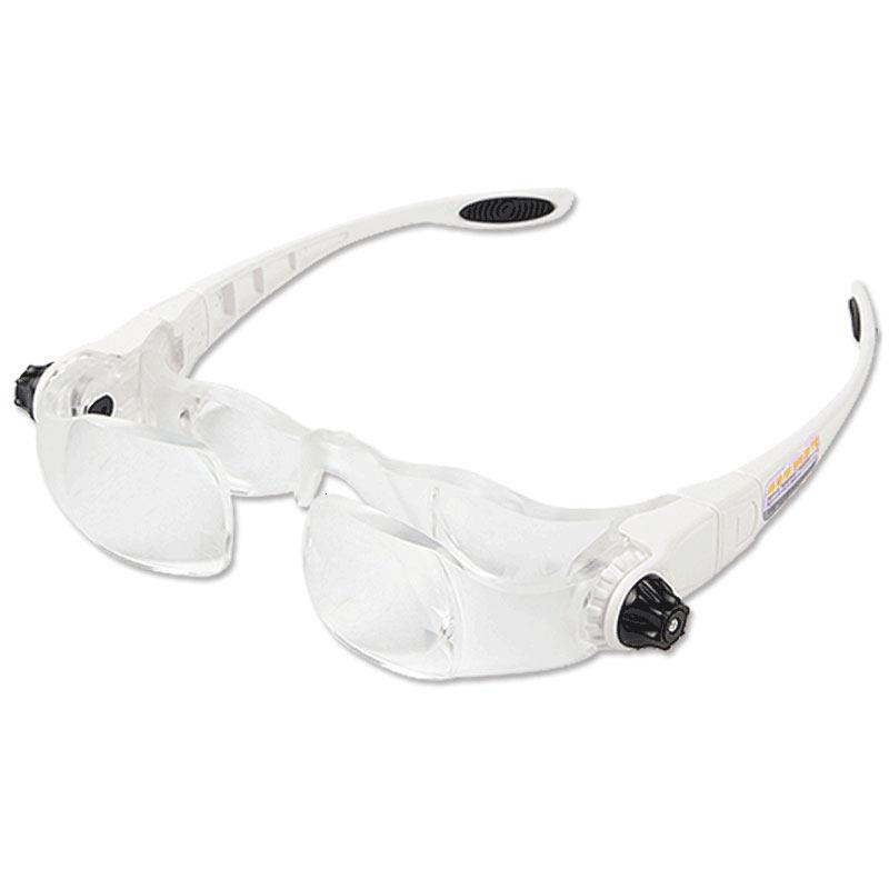 Head-mounted magnifying glass glasses for the elderly to read books and newspapers, clocks for mobile phone and computer repair, portable identification number