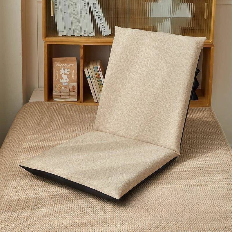 Bed adjustable backrest chair tatami lazy sofa single chair bay window chair student dormitory dormitory cushion