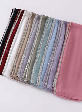 Headscarf chiffon scarf women