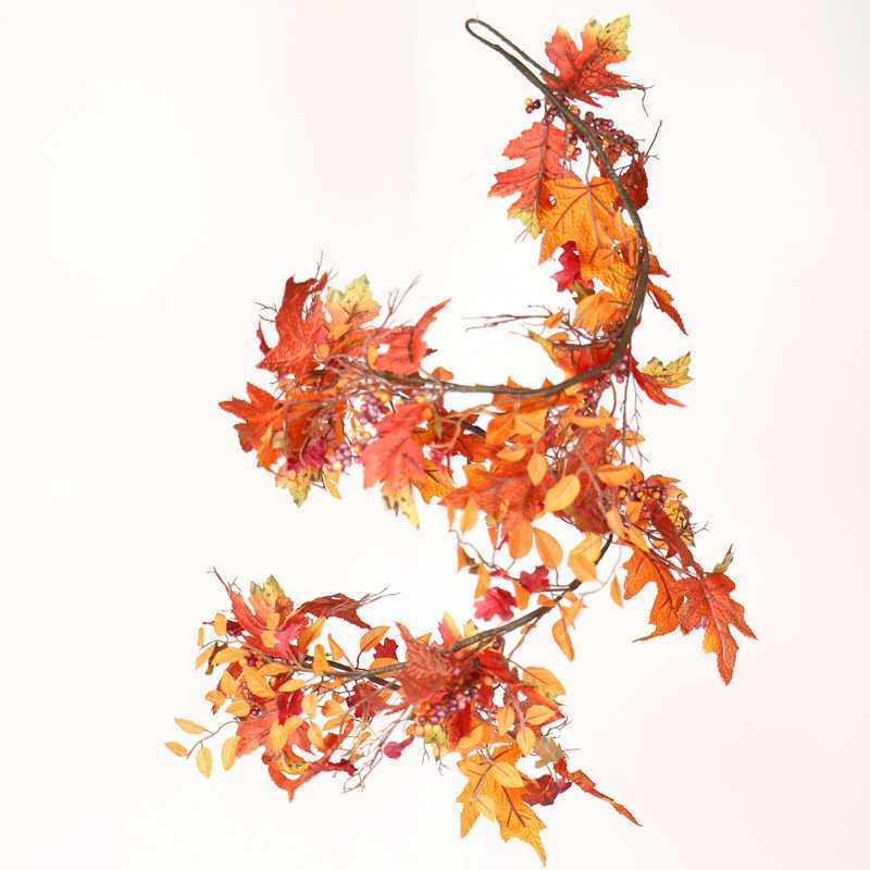 2020新款枫叶树根藤条 仿真叶子果串门挂窗挂装饰 感恩节装饰批发,淘宝优惠券,粉丝福利购,淘宝优惠卷