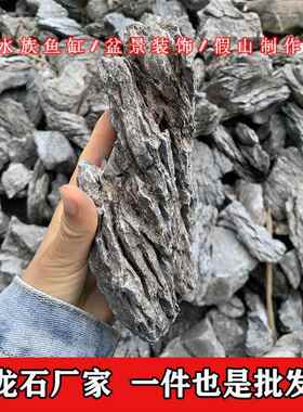 酸洗青龙山石精品假件山鱼缸造景摆天然造英景石树抱石谷英07石德