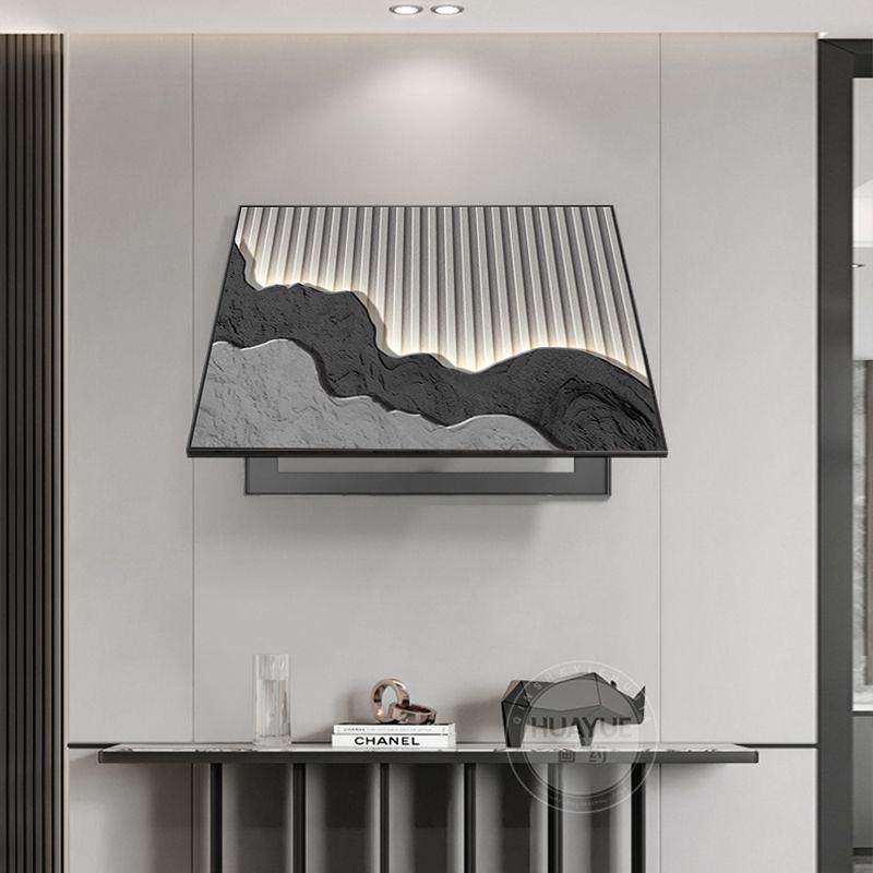 超薄电表箱装饰画现代轻奢山水餐厅免打孔总开关电表盒配电箱挂画,淘宝优惠券,粉丝福利购,淘宝优惠卷