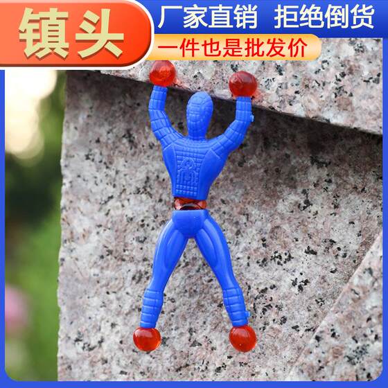 Stress relief wonder: mini climbing spider-man toy, superher