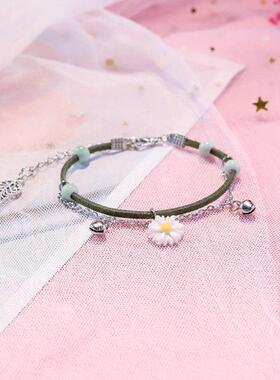 Lucky Retro Brlet Ins Niche Design Mori Sisters Daisy Flower