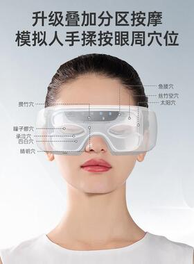 迪斯眼部按摩器护眼仪眼睛按摩器热敷缓解疲劳眼保仪E20 生日礼物
