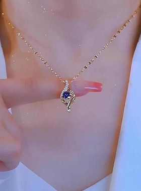 一见倾心不掉色钛钢项链饰如你心锁骨链女轻奢小众高级感网红配饰