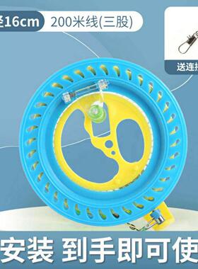 风筝专用线轮盘线1000米2000凯夫拉编织配件大全防倒转大人