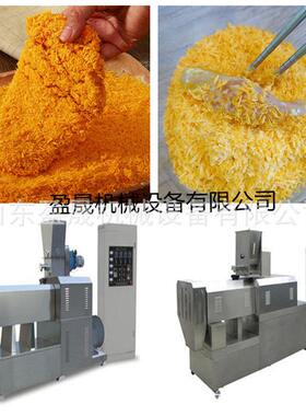 面包糠膨化机雪花片膨化机日式面包糠生产线小型面包糠生产线