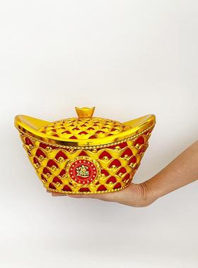 采购产品新年装饰品，模拟金锭，糖果盒，公司开业，乔迁礼品，现