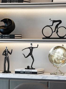 现代简约运动人物装饰品摆件家居客厅酒柜电视柜书房办公室工艺礼