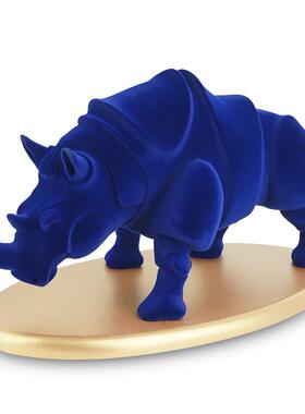 北欧装饰摆件客厅家居电视酒柜艺术品现代简约创意艺术犀牛摆件