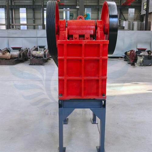 现货新款移动玻璃pe鄂式破碎机250*400碎铜矿石用小型颚破机设备 - 图0