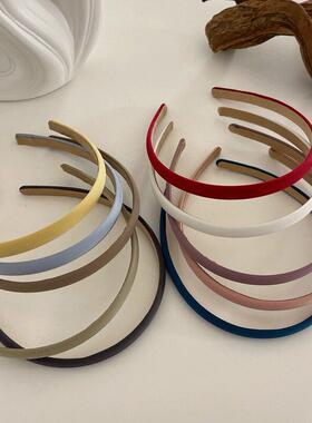 Women Suede Headband Retro Hairbands for Women Girls Solid C