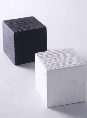 现代简约几何三角形圆锥形陶瓷工艺品摆件家居桌面创意装饰品摆设