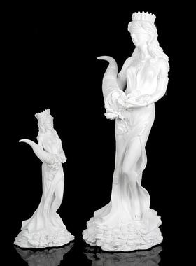 腊树神话财女神雕像脂t1717849人物招财摆件石富膏雕塑店铺开业希