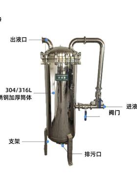 厂家不锈钢反洗芯过滤器 精 前置可多反吹118洗工业反冲冲洗过密