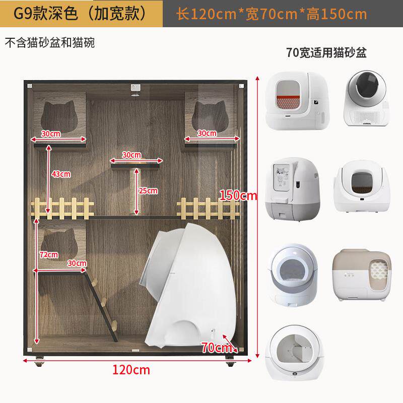 正品可家猫别墅放自动猫砂猫窝盆猫笼子小用佩超大猫咪房子双三层,淘宝优惠券,粉丝福利购,淘宝优惠卷