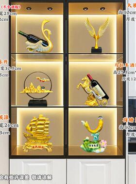 正品现代酒柜装饰摆件新中式客厅装饰品端摆设轻奢高高乔档新居迁