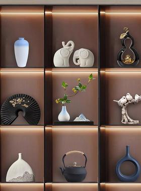 新中式摆件客厅酒柜家居装饰品电视柜办公室桌面摆放