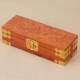Rosewood calligraphy and painting retro wooden box calligraphy scroll antique vase storage collection box mahogany packaging brocade box