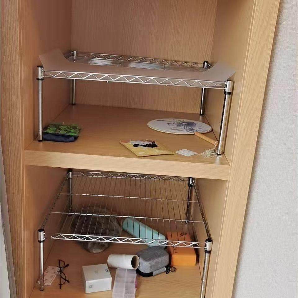 厨房置物架一层微波炉收纳台面架整体橱柜分层衣柜隔层取暖器烘烤,淘宝优惠券,粉丝福利购,淘宝优惠卷