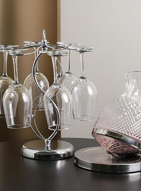 直销新款贝汉美现代简约红酒杯架摆件家居饰品高脚杯餐厅酒柜装饰