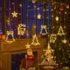 Led curtain star lights scene outdoor camping decoration arrangement small colored lights flashing lights string full of starry atmosphere lights