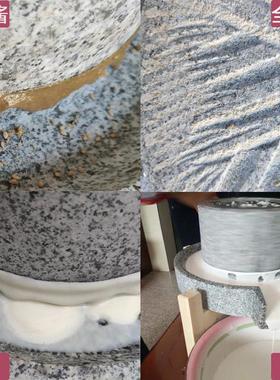 石磨豆浆机家用肠粉机手工磨豆腐的石磨盘小石磨传统天然手推手动