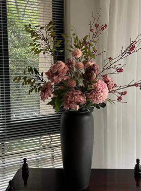 【柿吉】忘野 设计师款手扎花束干 干燥花花束彷真花绢花桌面客厅