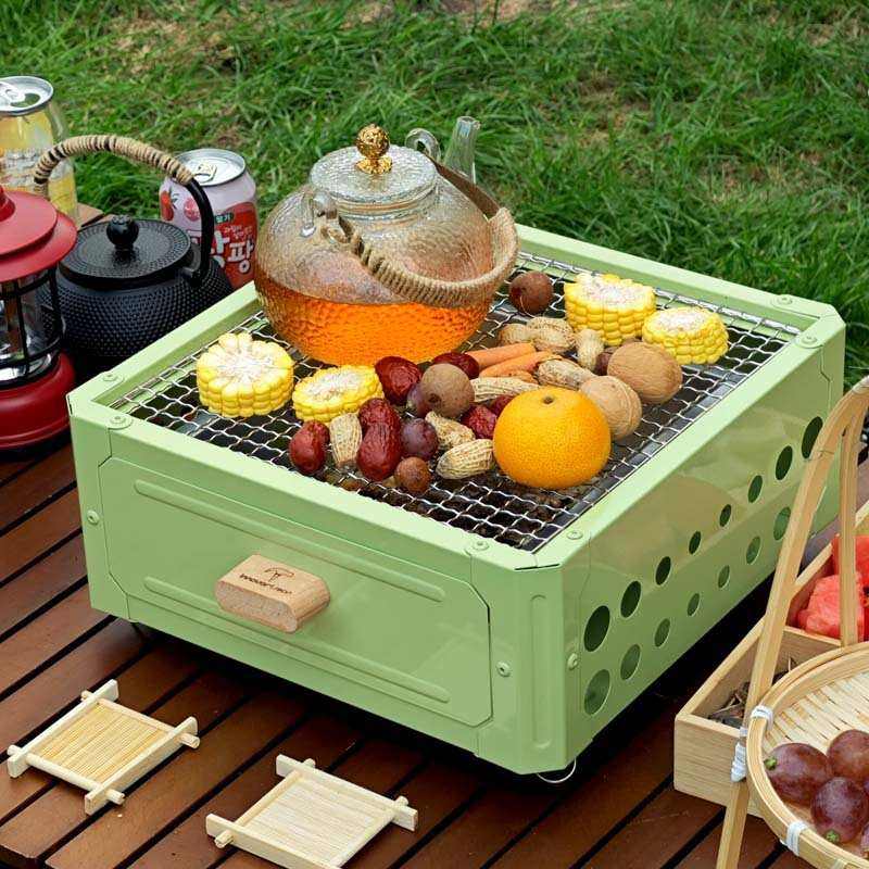 上林方围炉煮茶烧烤架野营烤火盆野外露营庭院户外炭烤摆摊烧烤炉,淘宝优惠券,粉丝福利购,淘宝优惠卷