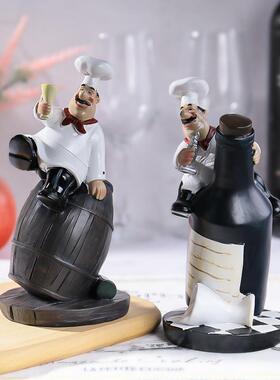 树脂工艺品时尚家居小摆件土豆厨师组合面包咖啡酒柜礼品装饰