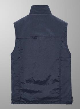 Outdoor vest, men's fishing photography vest, middle-aged