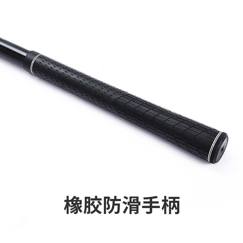 米卡诺短节碳素抄网杆2.1米3米超轻硬钓鱼抄网伸缩定位捞鱼操网竿 - 图1