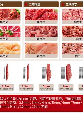 FEST绞肉机商用切肉机大功率切片机多功能灌肠机碎肉机绞菜机绞馅