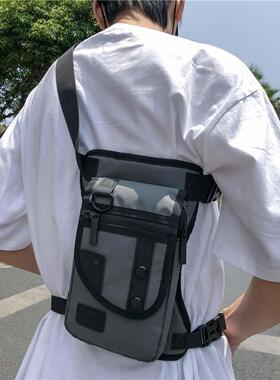 Men Nylon Drop Legs Bags Fashion Hip Waist Pack Thigh Bum F1