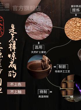 三源 TGJ60-SA1三源正宗紫砂电炖锅电砂锅煮粥煲汤锅家用机械式0