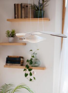 掬涵会飞的海鸥地中海空中吊饰挂件儿童房民宿悬挂创意木制挂饰