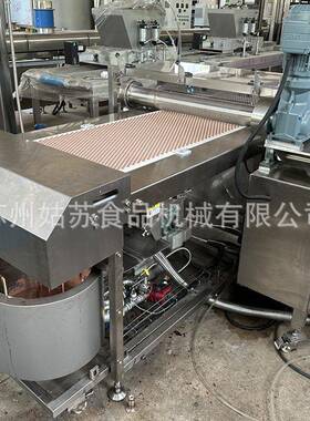姑苏机械巧克力滚筒滴浇机 巧克力生产线 耐烤豆生产设备