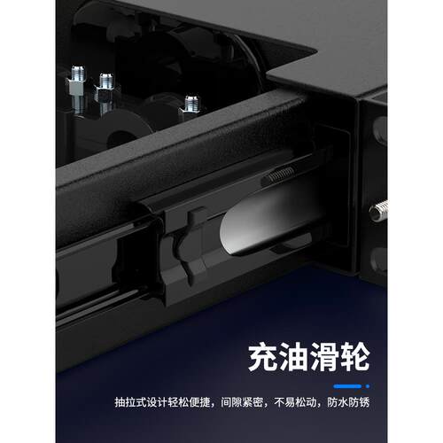 机架式光纤终端盒24口12口电信级满配FCSCST光缆熔接盒光纤配线架 - 图1