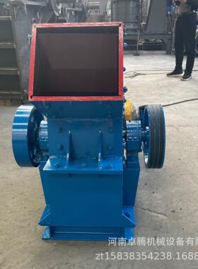 小玄武岩锤式碎机建筑碎垃圾再生骨料锤式破机青型石锤式破400*60