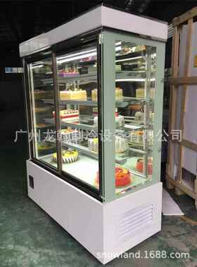 日式直角蛋糕陈列保鲜柜面包冷藏展示陈列柜前后开门直角
