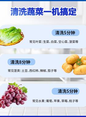 商用多功能洗菜机气泡不锈钢果蔬清洗机饭店食堂洗青菜洗水果机器