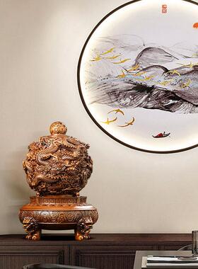 九转乾坤鼎摆件中式家居客厅酒柜办公室装饰品乔迁新居开业礼品