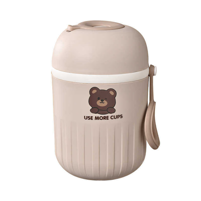 保温早餐杯便携粥杯带盖勺牛奶燕麦杯钢双层闷烧壶汤杯高颜值,淘宝优惠券,粉丝福利购,淘宝优惠卷