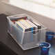Metal grid CD/DVD storage box desktop storage box stationery CD debris box cabinet partition classification storage