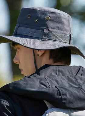 Sun Hats for Men Outdoor Fishing Cap Wide Brim Anti-UV Prote
