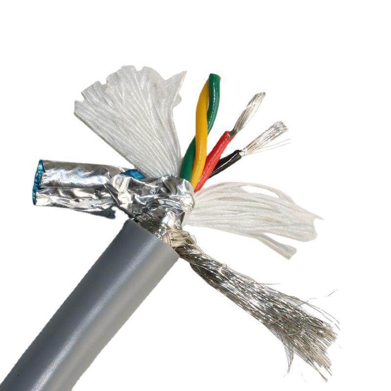 TRVVPS双绞耐折高柔性拖链屏蔽线RVSP2 4 6芯0.3 0.5 1.0 1.5平方 - 图3