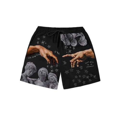 Regular Fit Creative Print Lounge Shorts Pajama Shorts - 图3