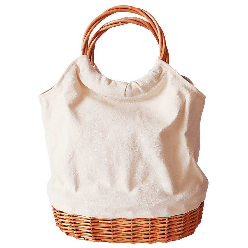 柳编收纳篮花篮购物篮藤编织水果篮手提篮菜篮子野炊篮布里野餐篮,淘宝优惠券,粉丝福利购,淘宝优惠卷