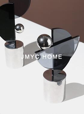 轻奢高级感术船帆艺摆件家WEE居厅电视柜样板客桌房玄关书房面装